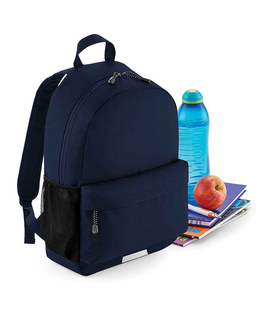 Quadra Academy Classic Knapsack Backpack - 18L Capacity, Reflective Accents, Black - View #4