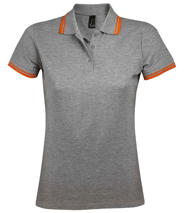 10578 Grey Marl/Orange Front