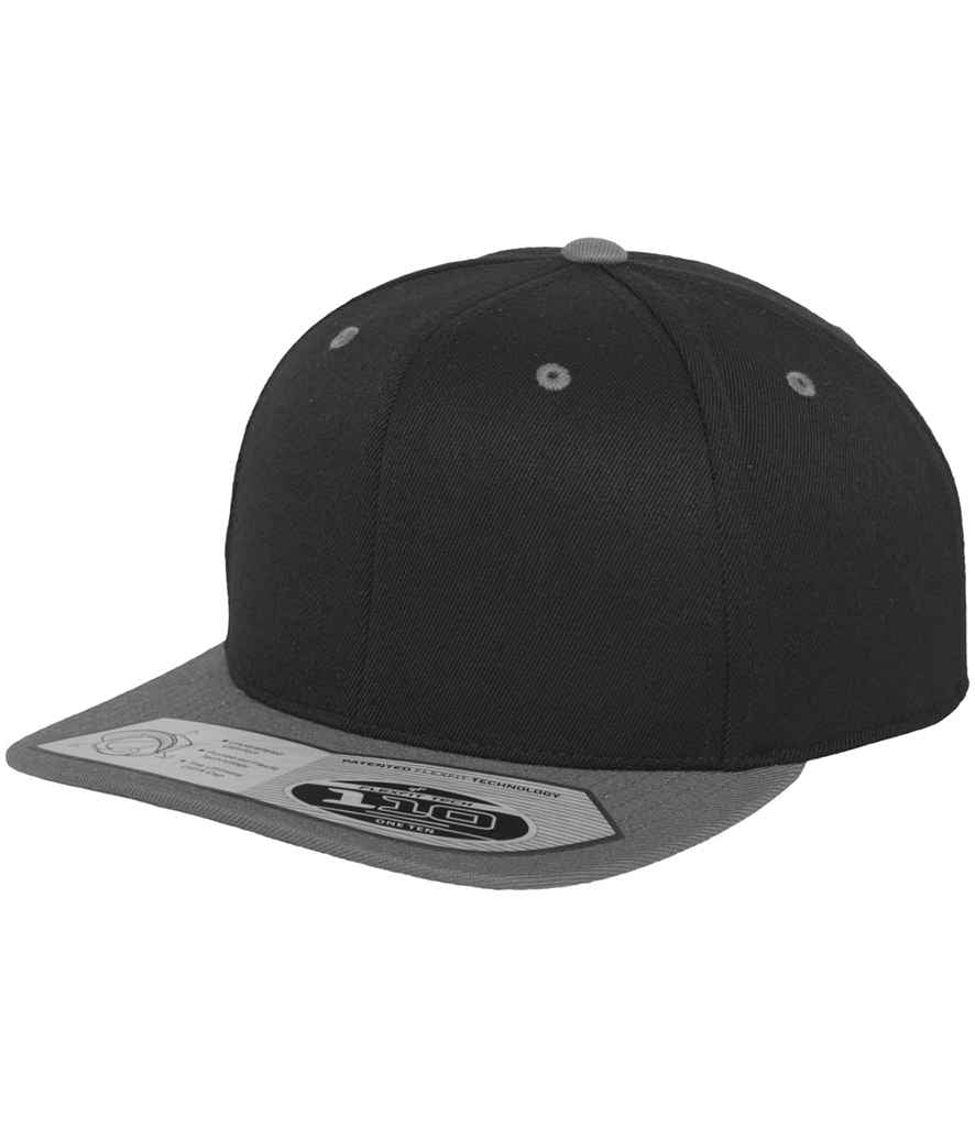 Flexfit Fitted Snapback Cap | Black/Grey