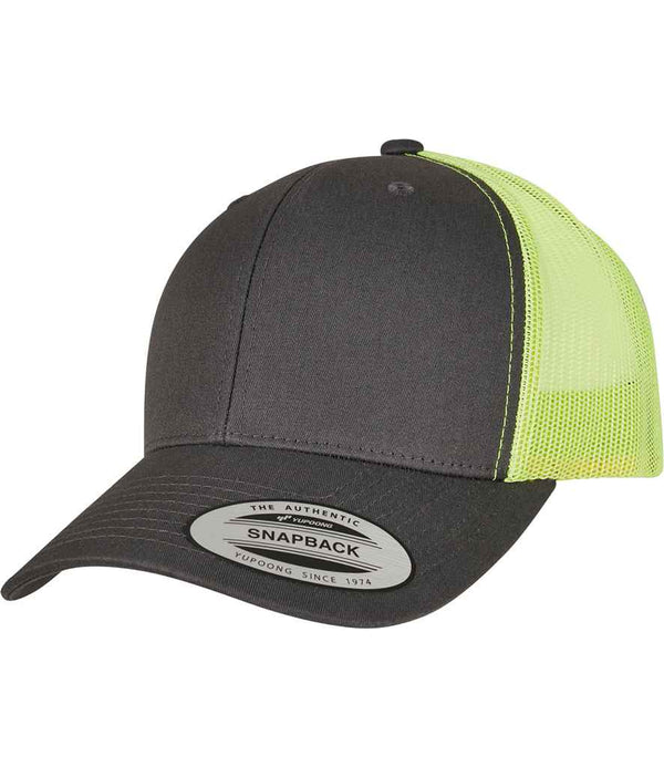 F6606T Charcoal/Neon Green Front