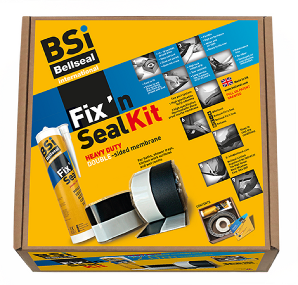 Bellseal Fix 'n Seal 2.6m Kitchen Worktop Kit